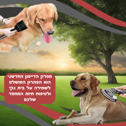 מסרק הדייסון החדשני לבעלי החיים